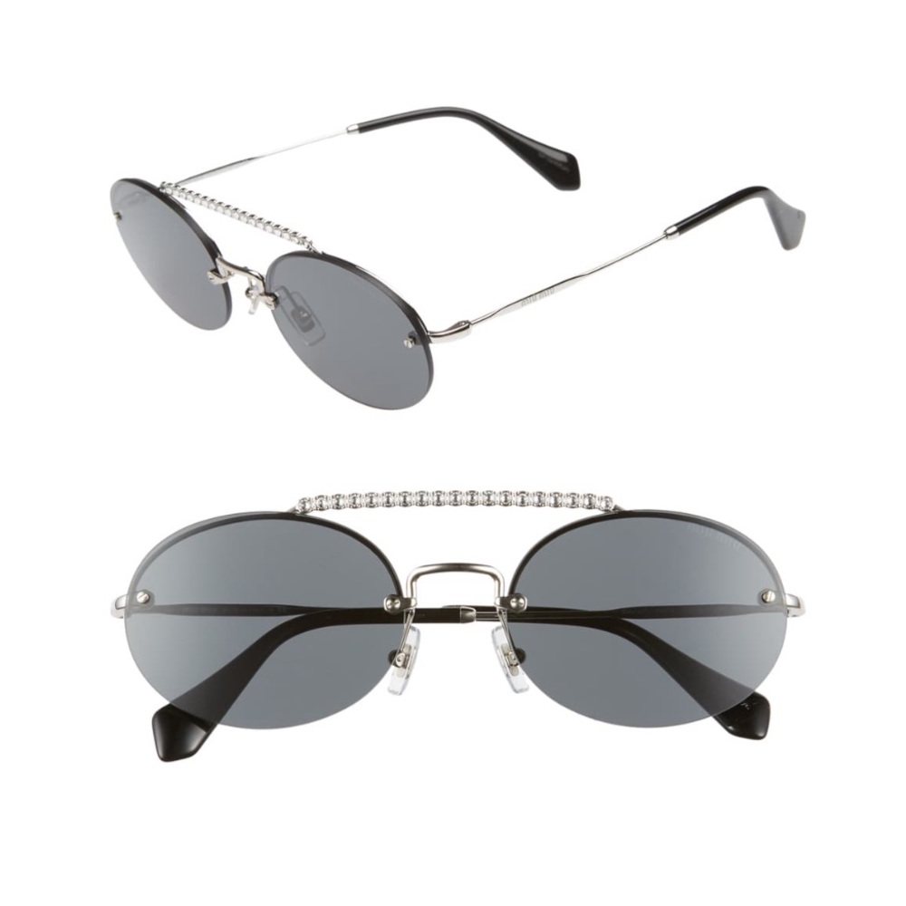 AUTHENTIC Miu Miu Evolution 54MM Round Sunglasses